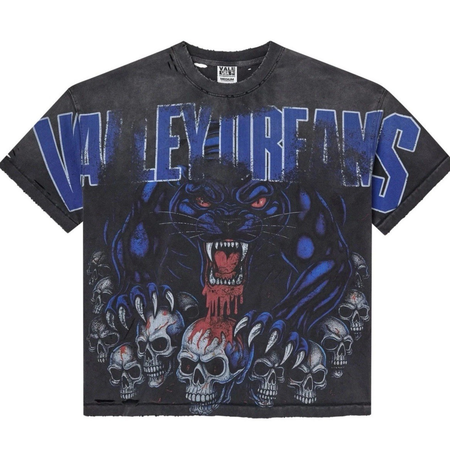 Camiseta Vale Forever Big Panther "Grey" Cinza Estonado