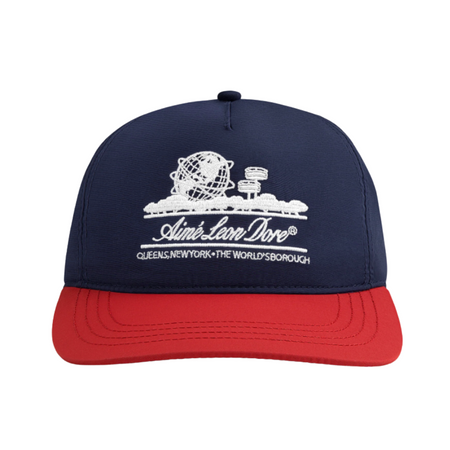Boné Aimé Leon Dore Nylon Unisphere "Navy Multi" Azul/Vermelho