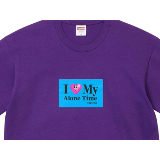 Camiseta Supreme SS26 "Alone Time" Roxo