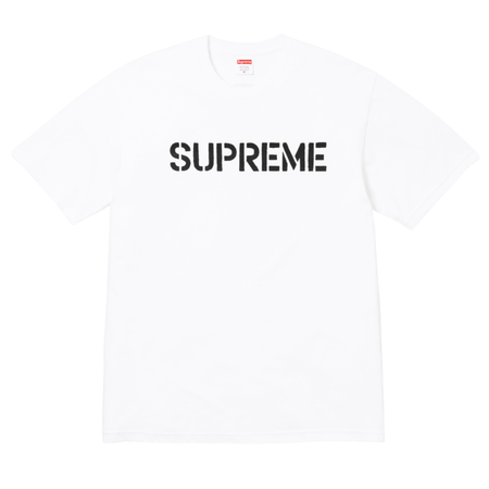 Camiseta Supreme SS26 "Hard" Branco