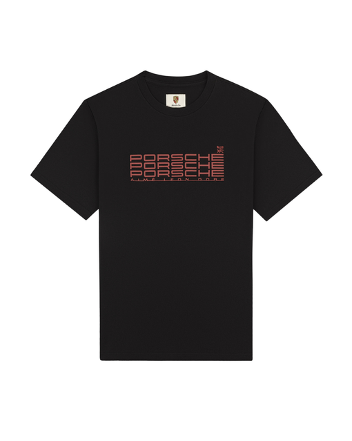 Camiseta Aimé Leon Dore x Porsche Racing "Jet Black" Preto