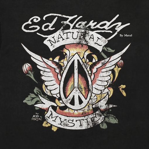Camiseta Ed Hardy x Matue Natural Mystic "Black" Preto