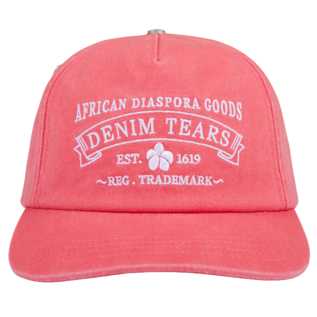 Boné Denim Tears ADG "Coral" Rosa Coral