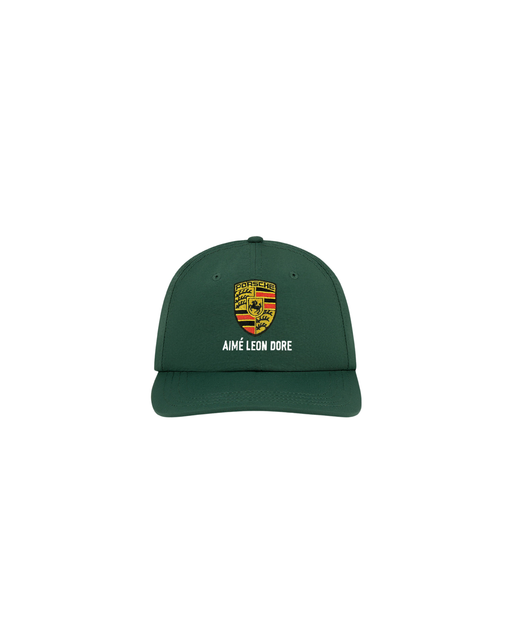Boné Aimé Leon Dore x Porsche Nylon Logo "Pine Grove" Verde