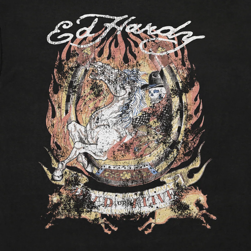 Camiseta Ed Hardy x Matue Horse "Black" Preto