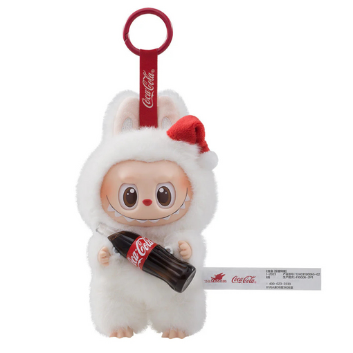 Boneco Pop Mart Labubu The Monsters x Coca-Cola Series "Vinyl Face Plush" Blind Box