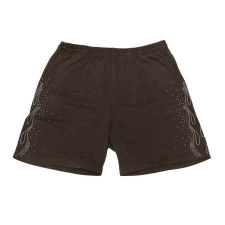Shorts 1of1 Exclusiviist "Gemstone" Marrom