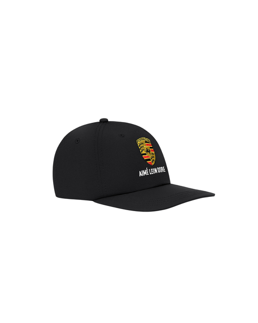 Boné Aimé Leon Dore x Porsche Nylon Logo "Jet Black" Preto