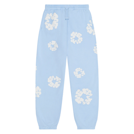 Calça Denim Tears The Cotton Wreath Sweatpants "Powder Blue" Azul