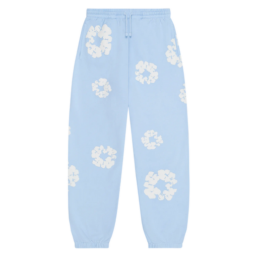 Calça Denim Tears The Cotton Wreath Sweatpants "Powder Blue" Azul