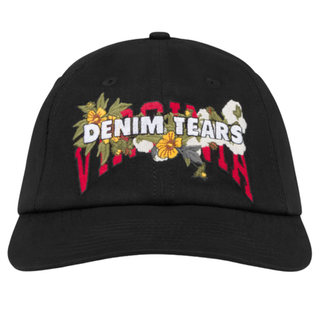 Boné Denim Tears Virginia "Black" Preto
