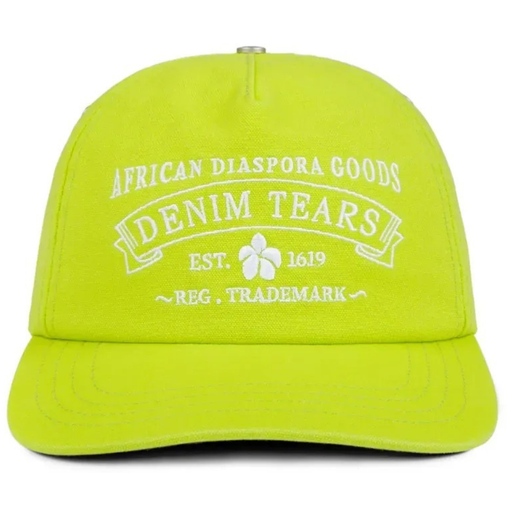 Boné Denim Tears ADG "Lime" Verde