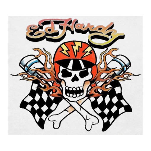 Regata Ed Hardy Skull Racer "White" Branco