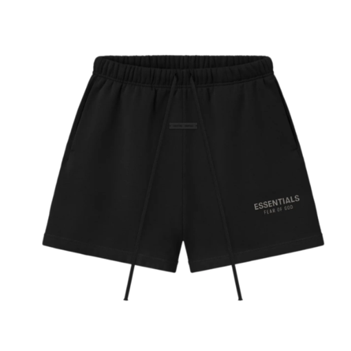 Shorts Fear of God Essentials SS25 "Jet Black" Preto