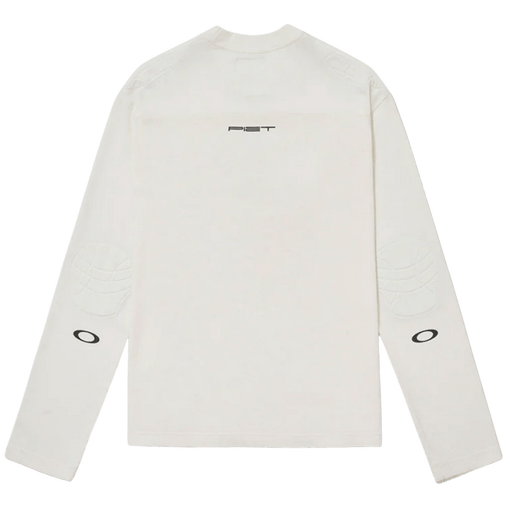 Camiseta Manga Longa Piet x Oakley Logo "Bone White" Branco