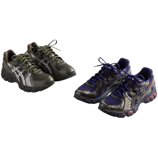 Tênis Kith x Capcom x Asics Marvel vs. Capcom Collection Gel-Kayano 12.1 "Captain America vs. Guile" Miulticolorido