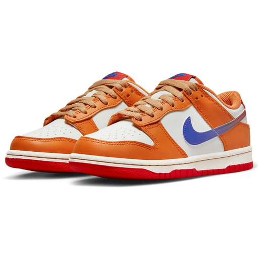 Tênis Nike Dunk Low GS "Hot Curry/Game Royal" Laranja/Azul