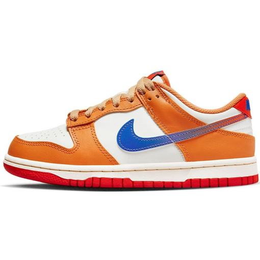 Tênis Nike Dunk Low GS "Hot Curry/Game Royal" Laranja/Azul