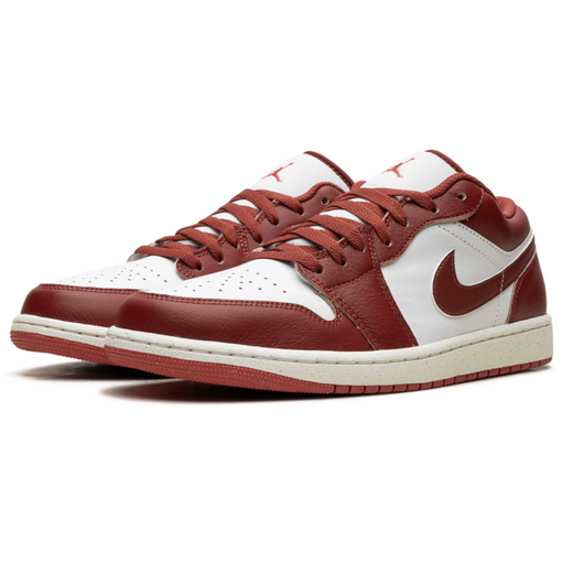Tênis Nike Air Jordan 1 Low "Dune Red" Vermelho/Branco