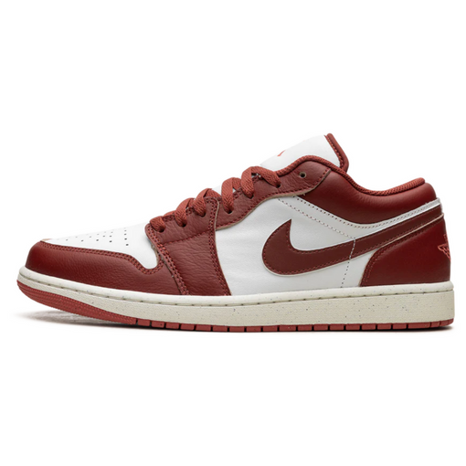 Tênis Nike Air Jordan 1 Low "Dune Red" Vermelho/Branco