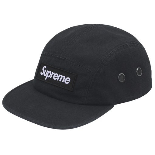 Boné Supreme SS26 "Military" Preto