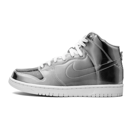 Tênis CLOT x Nike Dunk High "Flux" Prata