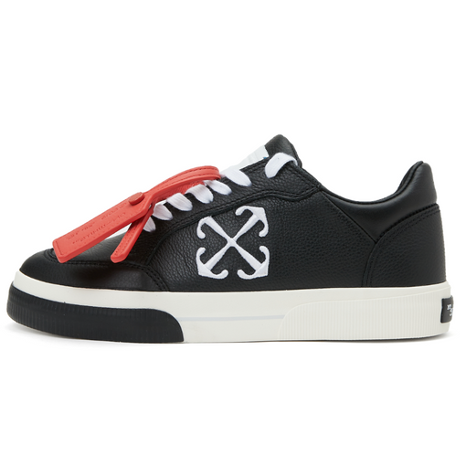 Tênis OFF-WHITE New Low Vulcanized "Black/White" Preto/Branco