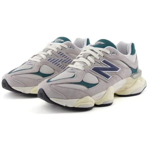 Tênis New Balance 9060 "Concrete Vintage Indigo New Spruce" Cinza/Verde