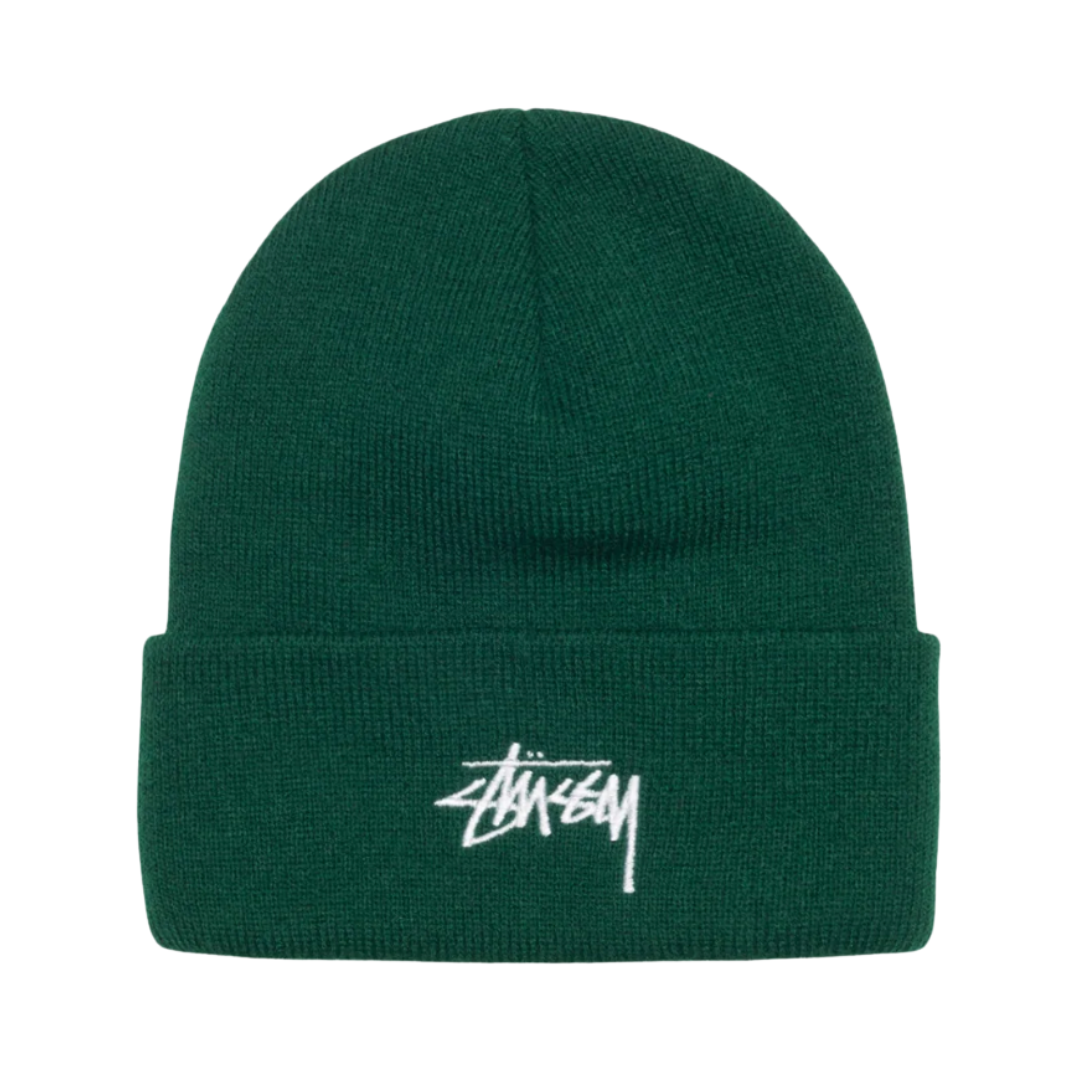 Touca Stussy "Cuff Stock" Verde