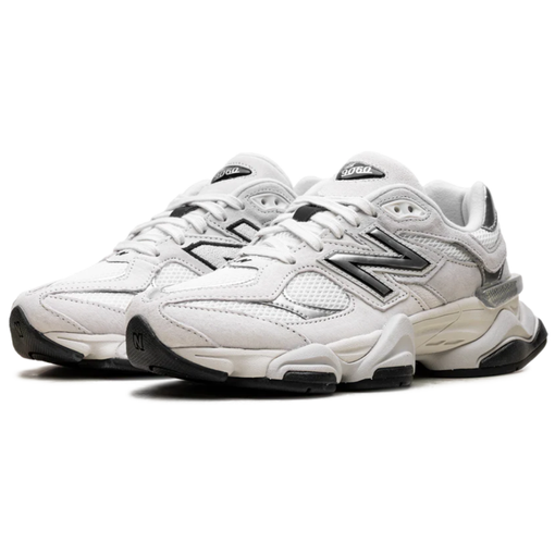 Tênis New Balance 9060 "White Black Metallic Silver" Branco/Cinza