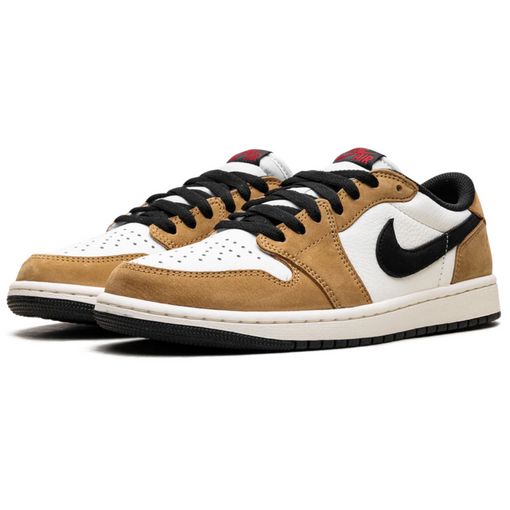 Tênis Nike Air Jordan 1 Low OG "Rookie of the Year" Branco/Bege