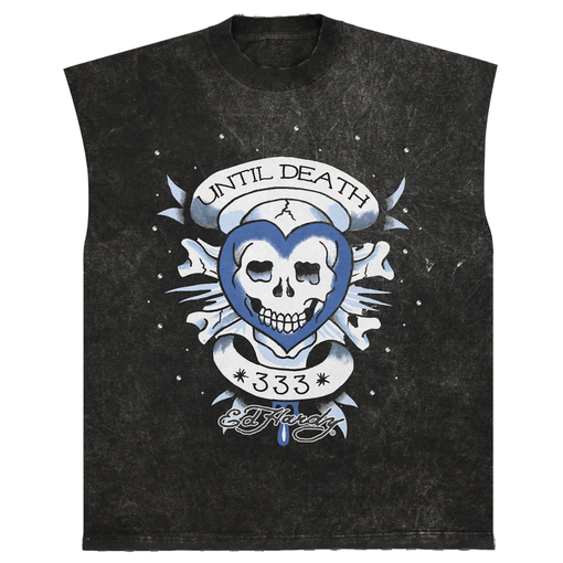 Regata Ed Hardy x Matue Until Death "Grey" Cinza Estonado