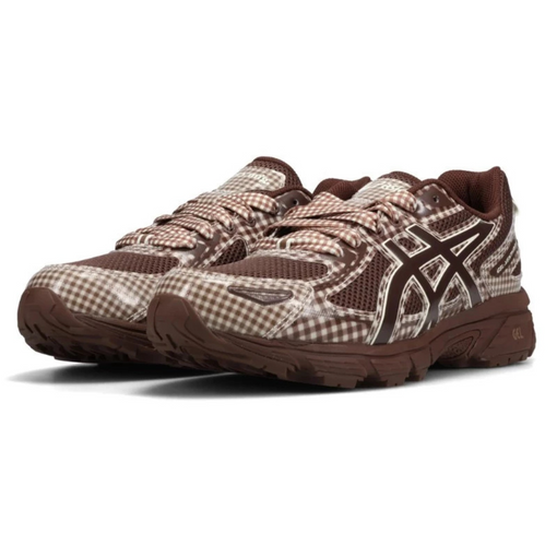 Tênis Asics Gel-Venture 6 x Story mfg. "Reddish Brown Gingham" Marrom