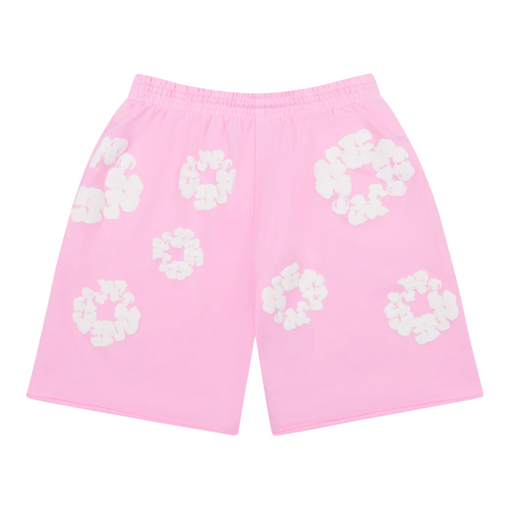 Shorts Denim Tears The Cotton Wreath Sweatshorts "Powder Pink" Rosa