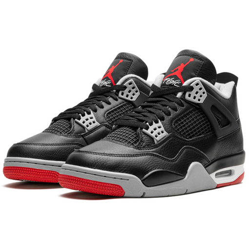Tênis Nike AIr Jordan 4 Retro "Bred Reimagined" Preto/Vermelho