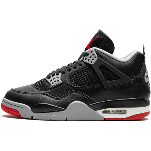 Tênis Nike AIr Jordan 4 Retro "Bred Reimagined" Preto/Vermelho