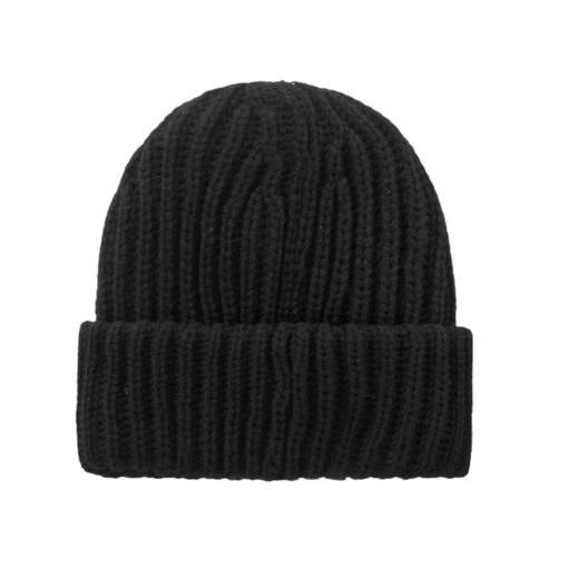 Touca Supreme "Classic Logo Chunky Ribbed Beanie" Preta