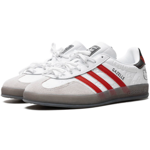 Tênis Adidas Gazelle Indoor 50th Anniversary Hello Kitty Wmns "White" Branco