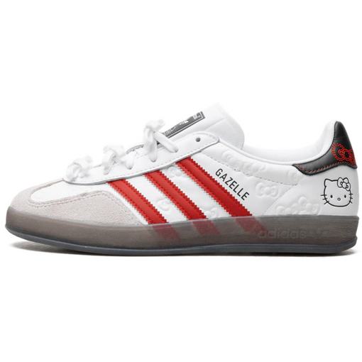Tênis Adidas Gazelle Indoor 50th Anniversary Hello Kitty Wmns "White" Branco