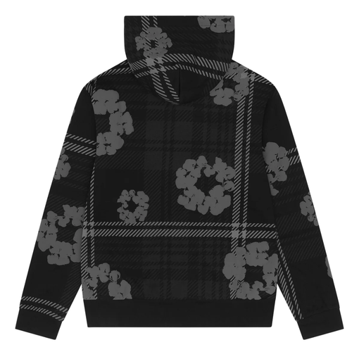 Moletom Denim Tears Plaid Cotton Wreath Zip Hoodie "Black" Preto