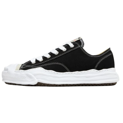 Tênis Maison Mihara Yasuhiro Hank OG Sole Canvas Low "Black" Preto