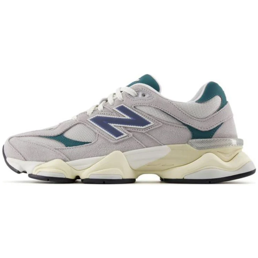 Tênis New Balance 9060 "Concrete Vintage Indigo New Spruce" Cinza/Verde