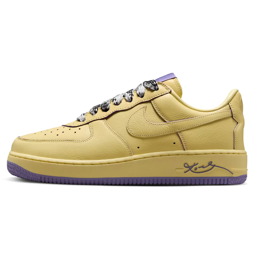 Tênis Nike Air Force 1 Low Protro "Mamba Mentality" Amarelo/Roxo