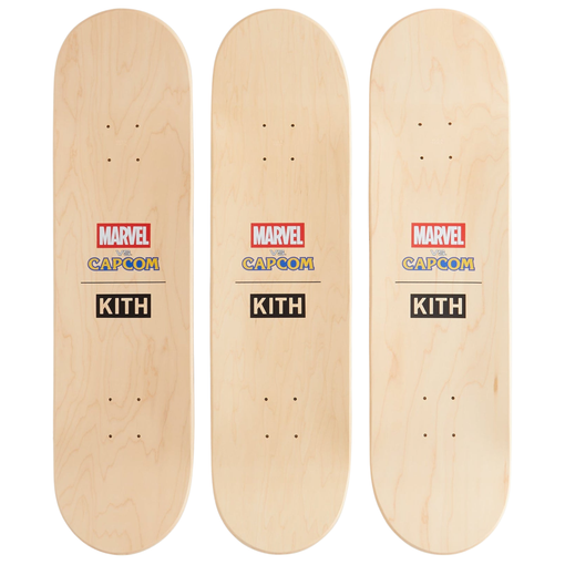 Shape Kith x Capcom Marvel vs. Capcom Collection Triptych "Multi" Multicolor (Set of 3 Skatedeck)