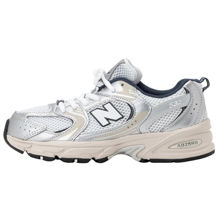 Tênis New Balance 530 "GS Summer Fog Navy" Branco/Prata