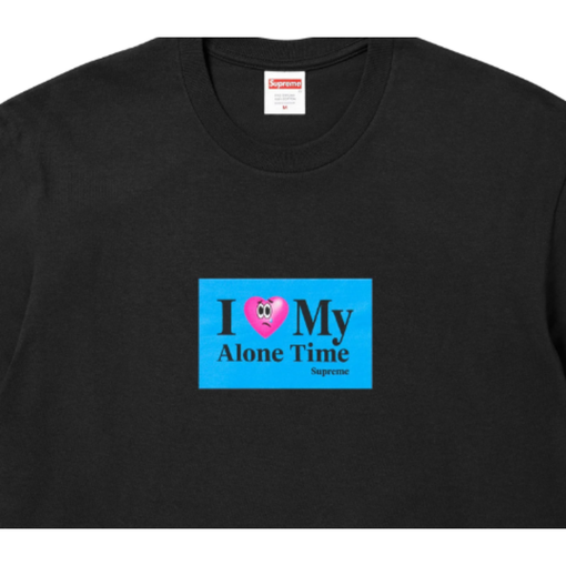 Camiseta Supreme SS26 "Alone Time" Preto