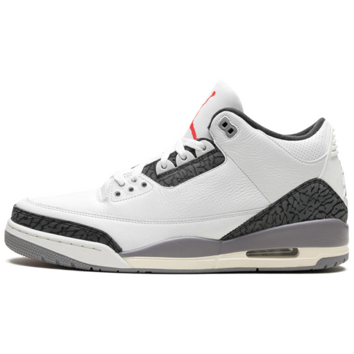 Tênis Nike Air Jordan 3 Retro "Cement Grey" Branco/Cinza