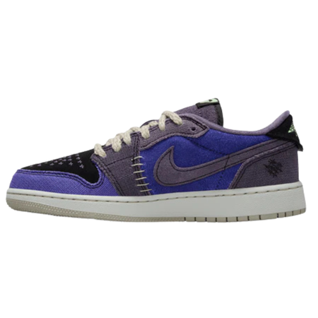Tênis Nike Air Jordan 1 Retro Low OG x Zion Williamson GS "Voodoo Alternate" Roxo/Preto