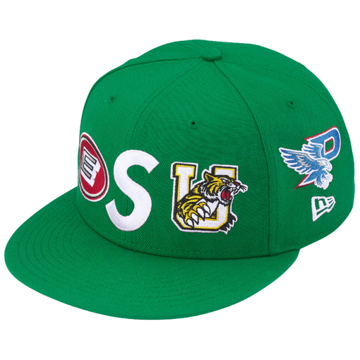 Boné Supreme SS26 x New Era "Mascots S Logo" Verde