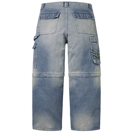 Calça Supreme SS26 "Zip-Off Utility" Azul